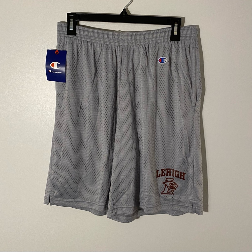 Champion Lehigh Basketball Mens Shorts Set of 2 Gray Athletic NWT Size Large